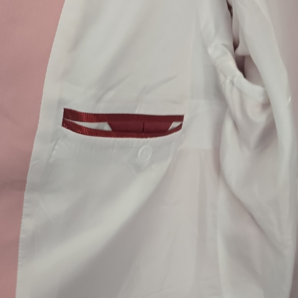 Pink Tailored Pantsuit with Relaxed Blazer - Picture 12 of 14